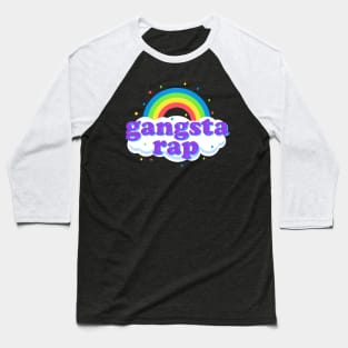 Gangsta Rap Rainbow Baseball T-Shirt